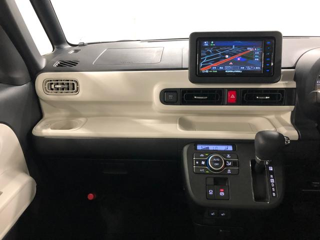 ムーヴキャンバスストライプスGターボ 走行9950キロ/新品ナビ/ドラレコ1年保証距離無制限 走行距離9950キロ フルセグナビ バックカメラ ドラレコ 純正マット サイドエアバッグ LEDヘッドランプ アイドリングストップ シートヒーター 両側電動スライドドア キーフリー(埼玉県)の中古車