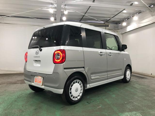 ムーヴキャンバスストライプスGターボ 走行9950キロ/新品ナビ/ドラレコ1年保証距離無制限 走行距離9950キロ フルセグナビ バックカメラ ドラレコ 純正マット サイドエアバッグ LEDヘッドランプ アイドリングストップ シートヒーター 両側電動スライドドア キーフリー(埼玉県)の中古車