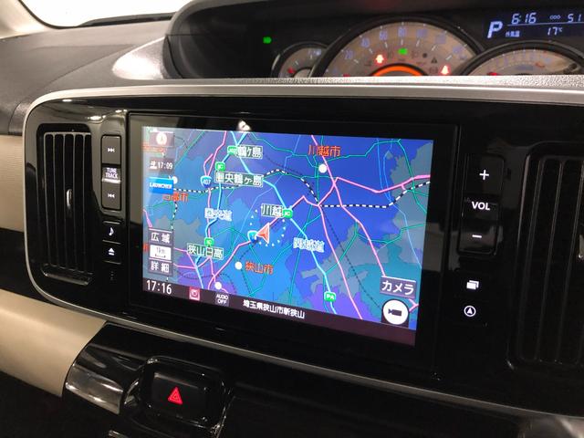 ムーヴキャンバスＧブラックアクセントリミテッド　ＳＡ３　走行５１１９９キロ一年保証・走行距離無制限　走行５１１９９キロ　フルセグナビ　ブルートゥース　全周囲カメラ　ドラレコ　サイドエアバック　ＬＥＤヘッドライト　両側電動スライドドア（埼玉県）の中古車