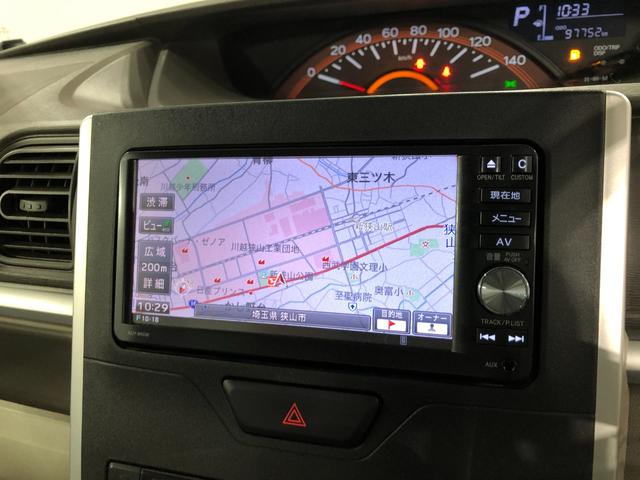 タントＸ　ＳＡII　走行９７７５２キロ／フルセグナビ／マット１年保証距離無制限　走行距離９７７５２キロ　フルセグナビ　ブルートゥース　純正マット　オートライト　アイドリングストップ　片側電動スライドドア　プッシュボタンスタート　オート格納式ドアミラー（埼玉県）の中古車