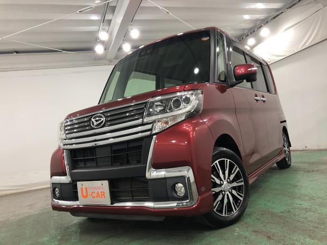 タントカスタムX トップエディションSA3 ワンオーナー 禁煙車一年保証・走行距離無制限 走行65770キロ ワンオーナー 禁煙車 フルセグナビ ブルートゥース バックカメラ DVD オートライト LEDヘッドライト 片側電動スライドドア(埼玉県)の中古車