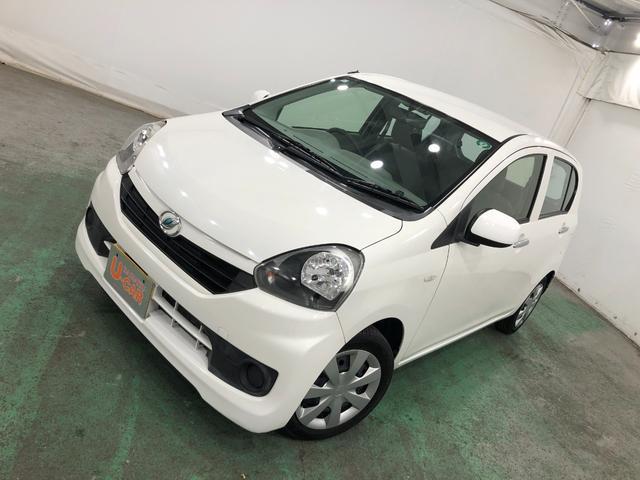 ミライースL 走行73839キロ/車検整備付/TVレスナビ禁煙車 点検記録簿あり 一年保証・走行距離無制限 走行73839キロ 運転席助手席エアバック 純正カーペットマット アイドリングストップ キーレス ホイールキャップ(埼玉県)の中古車