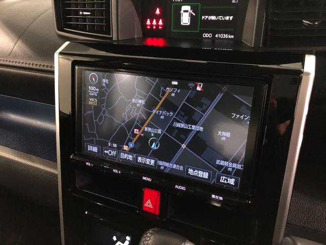 タンクカスタムG−T 走行41036キロ/車検整備付/ナビドラレコ一年保証・走行距離無制限 走行41036キロ フルセグナビ ブルートゥース バックカメラ ドラレコ サイドエアバック オートライト LEDヘッドライト 両側電動スライドドア(埼玉県)の中古車