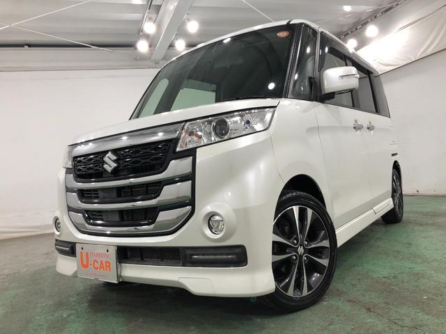 スペーシアカスタムＺターボ　走行５４４０６キロ／シートヒーター／フルセグナビ１年保証距離無制限　走行距離５４４０６キロ　フルセグナビ　バックカメラ　ブルートゥース　純正マット　ＬＥＤヘッドランプ　シートヒーター　両側電動スライドドア（埼玉県）の中古車