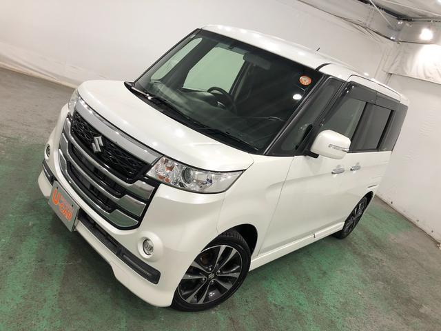 スペーシアカスタムＺターボ　走行５４４０６キロ／シートヒーター／フルセグナビ１年保証距離無制限　走行距離５４４０６キロ　フルセグナビ　バックカメラ　ブルートゥース　純正マット　ＬＥＤヘッドランプ　シートヒーター　両側電動スライドドア（埼玉県）の中古車