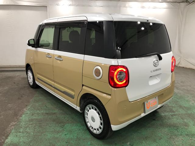 ムーヴキャンバスストライプスGターボ 走行18648キロ/ナビ/ドラレコ一年保証・走行距離無制限 18648キロ フルセグナビ 全周囲カメラ ドラレコ ブルートゥース クリアランスソナー 両側電動スライドドア シートヒーター LEDヘッドライト(埼玉県)の中古車