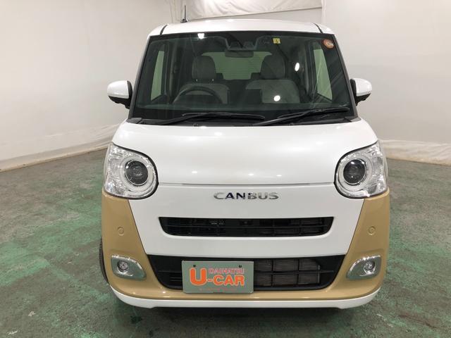 ムーヴキャンバスストライプスGターボ 走行18648キロ/ナビ/ドラレコ一年保証・走行距離無制限 18648キロ フルセグナビ 全周囲カメラ ドラレコ ブルートゥース クリアランスソナー 両側電動スライドドア シートヒーター LEDヘッドライト(埼玉県)の中古車