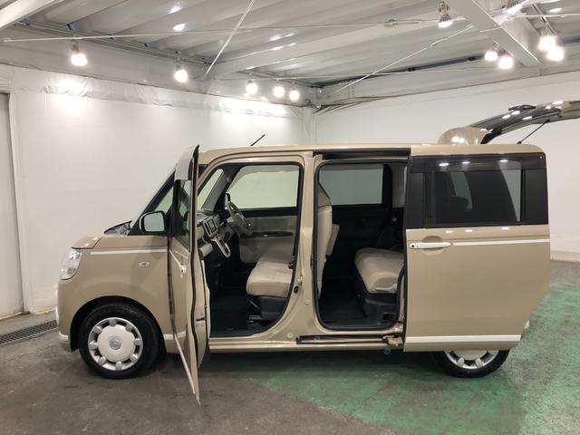 ムーヴキャンバスXホワイトアクセントリミテッド SAIII一年保証・走行距離無制限走行34453キロ フルセグナビ ブルートゥース 全周囲カメラ ドラレコ サイドエアバック オートライト ベンチシート 両側電動スライドドア(埼玉県)の中古車