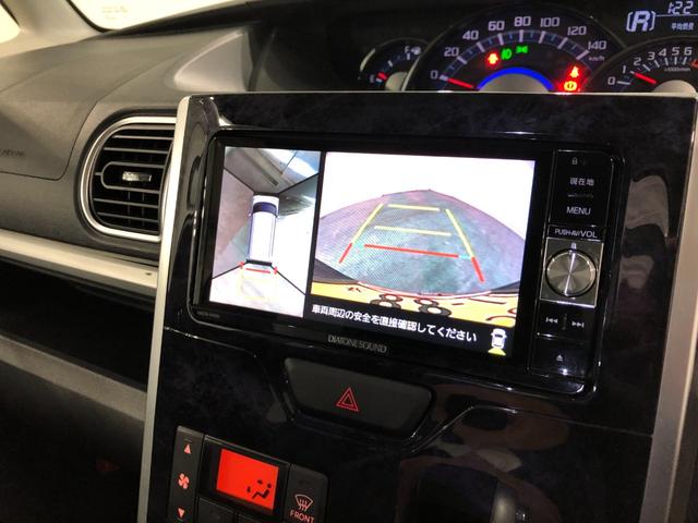 タントカスタムＲＳ　トップエディションＶＳ　ＳＡIII一年保証・走行距離無制限　走行１０６２９２キロ　タイヤ４本交換　フルセグナビ　ブルートゥース　全周囲カメラ　ドラレコ　オートライト　ＬＥＤヘッドランプ　シートヒーター　両側スライドドア（埼玉県）の中古車