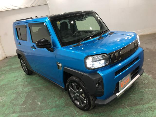 タフトGターボ 車検整備付/走行76135キロ/純正ナビ/ドラレコ1年保証距離無制限 走行距離76135キロ 純正フルセグナビ パノラマモニター ドラレコ 純正マット サイドエアバッグ LEDヘッドランプ アイドリングストップ シートヒーター オート格納式ドアミラー(埼玉県)の中古車