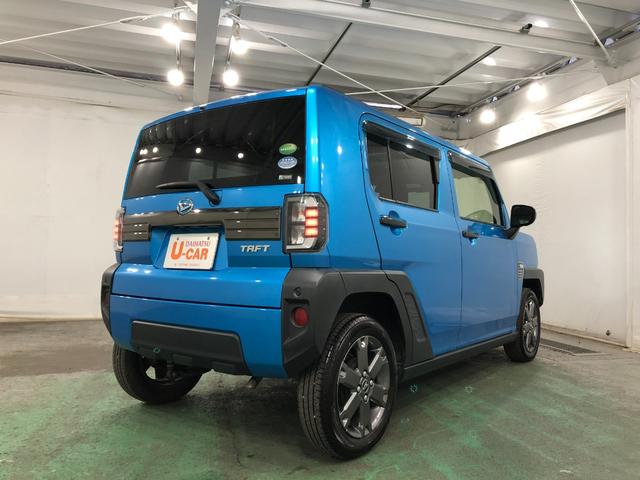 タフトGターボ 車検整備付/走行76135キロ/純正ナビ/ドラレコ1年保証距離無制限 走行距離76135キロ 純正フルセグナビ パノラマモニター ドラレコ 純正マット サイドエアバッグ LEDヘッドランプ アイドリングストップ シートヒーター オート格納式ドアミラー(埼玉県)の中古車