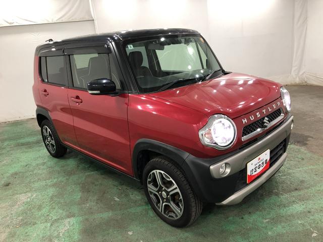 ハスラーＸ　走行５４９３０キロ／ＣＤＵＳＢチューナー／純正マット１年保証距離無制限　走行距離５４９３０キロ　純正フロアマット　助手席エアバッグ　オートライト　ＨＩＤヘッドランプ　アイドリングストップ　シートヒーター　プッシュボタンスタート　電動格納式ドアミラー（埼玉県）の中古車