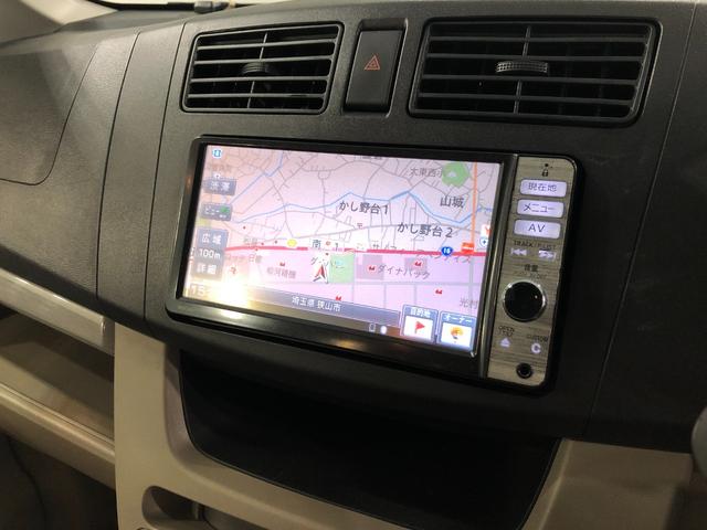 ムーヴＬ　ＳＡ　走行６４２９５キロ／車検整備付／ナビ一年保証・走行距離無制限走行６４２９５キロ　車検整備付　フルセグナビ　ブルートゥース　助手席エアバック　純正カーペットマット（埼玉県）の中古車