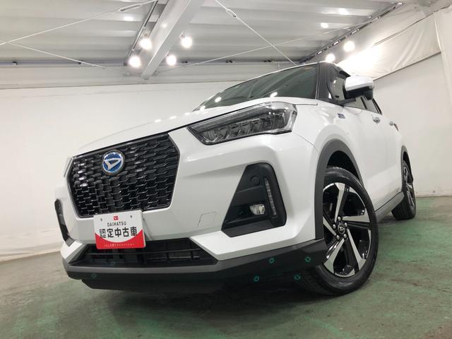 ロッキープレミアムＧ　ＨＥＶ　走行３７６８６キロ／ナビ／ドラレコ一年保証・走行距離無制限走行３７６８６キロ　フルセグナビ　ブルートゥース　全周囲カメラ　ＥＴＣ　ドラレコ　クリアランスソナー　ＬＥＤヘッドライト　オートライト　シートヒーター（埼玉県）の中古車