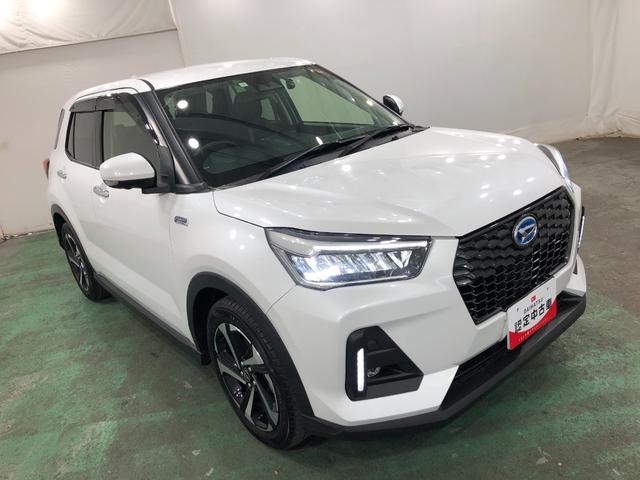 ロッキープレミアムＧ　ＨＥＶ　走行３７６８６キロ／ナビ／ドラレコ一年保証・走行距離無制限走行３７６８６キロ　フルセグナビ　ブルートゥース　全周囲カメラ　ＥＴＣ　ドラレコ　クリアランスソナー　ＬＥＤヘッドライト　オートライト　シートヒーター（埼玉県）の中古車