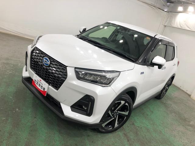 ロッキープレミアムＧ　ＨＥＶ　走行３７６８６キロ／ナビ／ドラレコ一年保証・走行距離無制限走行３７６８６キロ　フルセグナビ　ブルートゥース　全周囲カメラ　ＥＴＣ　ドラレコ　クリアランスソナー　ＬＥＤヘッドライト　オートライト　シートヒーター（埼玉県）の中古車