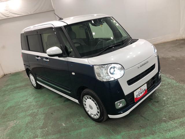 ムーヴキャンバスストライプスＧターボ　走行３０９２６キロ／車検整備付一年保証・走行距離無制限走行３０９２６キロ　ディスプレイオーディオ　ブルートゥース　バックカメラ　ドラレコ　ＥＴＣ　クリアランスソナー　オートライト　ＬＥＤヘッドライト　シートヒーター（埼玉県）の中古車