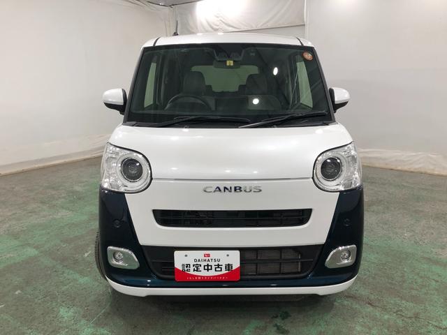 ムーヴキャンバスストライプスＧターボ　走行３０９２６キロ／車検整備付一年保証・走行距離無制限走行３０９２６キロ　ディスプレイオーディオ　ブルートゥース　バックカメラ　ドラレコ　ＥＴＣ　クリアランスソナー　オートライト　ＬＥＤヘッドライト　シートヒーター（埼玉県）の中古車