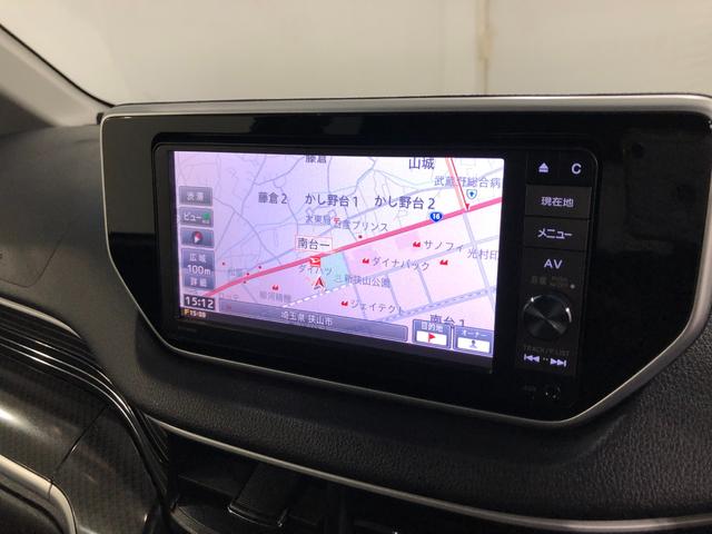 ムーヴカスタムＸ　ハイパーＳＡII　走行３７０１１キロ／雹害／ナビ一年保証・走行距離無制限走行３７０１１キロ　フルセグナビ　ブルートゥース　バックカメラ　オートライト　ＬＥＤヘッドライト　ベンチシート（埼玉県）の中古車