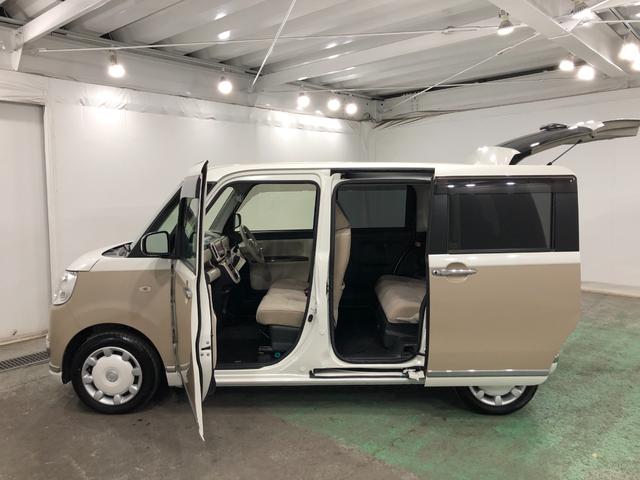 ムーヴキャンバスＧメイクアップ　ＳＡII　走行３１８５２キロ／ナビ／ドラレコ一年保証・走行距離無制限走行３１８５２キロ　フルセグナビ　全周囲カメラ　ドラレコ　ブルートゥース　ＬＥＤヘッドライト　オートライト　両側電動スライドドア（埼玉県）の中古車