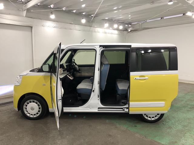 ムーヴキャンバスストライプスＧターボ　走行２０３５２キロ／車検整備付一年保証・走行距離無制限走行２０３５２キロ　車検整備付　ディスプレイオーディオ　バックカメラ　ドラレコ　ＥＴＣ　クリアランスソナー　オートライト　ＬＥＤヘッドライト　シートヒーター　両側電動スライド（埼玉県）の中古車