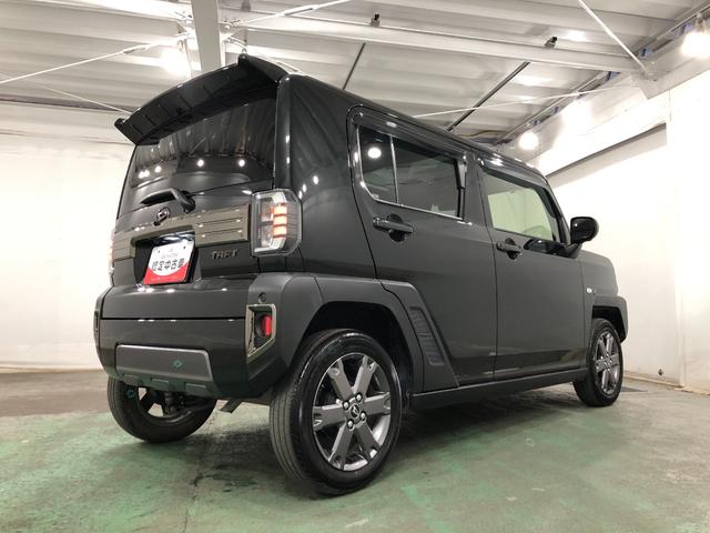タフトGターボ ダーククロムベンチャー 駐車支援機能付ディスプレイ9インチディスプレイオーディオ パノラマモニター スマートパノラマパーキング機能 ブルートゥース ドラレコ クリアランスソナー オートライト LEDヘッドライト シートヒーター スマアシ 1年保証(埼玉県)の中古車