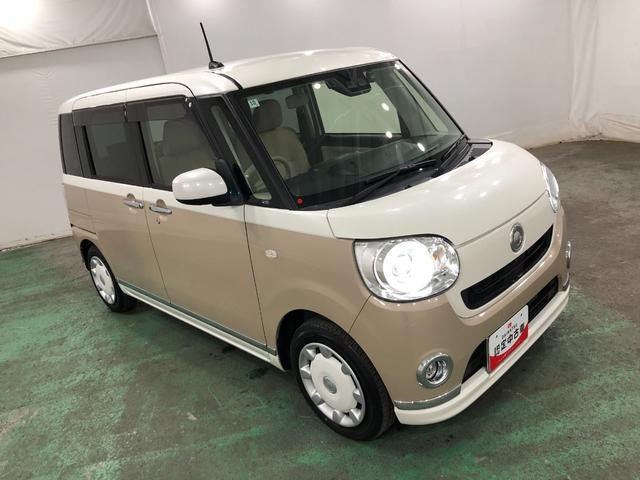 ムーヴキャンバスＧメイクアップリミテッド　ＳＡIII　走行２８０６９キロ一年保証・走行距離無制限走行２８０６９キロ　タイヤ４本交換　フルセグナビ　ブルートゥース　全周囲カメラ　ドラレコ　オートライト　ＬＥＤヘッドライト　ベンチシート　両側電動スライドドア（埼玉県）の中古車