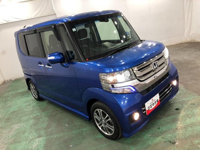 N−BOXカスタムG・Lパッケージ 走行46993キロ/ワンセグナビ/マット1年保証距離無制限 走行距離46993キロ ワンセグナビ バックカメラ 純正マット サイドエアバッグ オートライト HIDヘッドランプ 片側電動スライドドア 電動格納式ドアミラー(埼玉県)の中古車