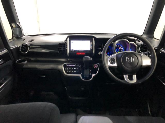 N−BOXカスタムG・Lパッケージ 走行46993キロ/ワンセグナビ/マット1年保証距離無制限 走行距離46993キロ ワンセグナビ バックカメラ 純正マット サイドエアバッグ オートライト HIDヘッドランプ 片側電動スライドドア 電動格納式ドアミラー(埼玉県)の中古車