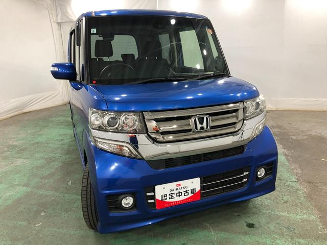 N−BOXカスタムG・Lパッケージ 走行46993キロ/ワンセグナビ/マット1年保証距離無制限 走行距離46993キロ ワンセグナビ バックカメラ 純正マット サイドエアバッグ オートライト HIDヘッドランプ 片側電動スライドドア 電動格納式ドアミラー(埼玉県)の中古車