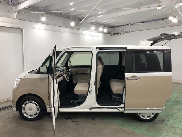 ムーヴキャンバスGメイクアップリミテッド SAIII 車検R10.1一年保証・走行距離無制限走行34301キロ 純正フルセグナビ TV DVD BTオーディオ 全周囲カメラ ドラレコ ETC サイドエアバック オートライト LEDヘッドライト 両側電動スライドドア(埼玉県)の中古車