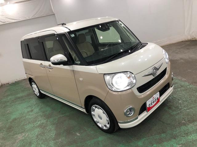 ムーヴキャンバスＧメイクアップＶＳ　ＳＡIII　走行３８１０９キロ／ナビ一年保証・走行距離無制限走行３８１０９キロ　車検整備付　フルセグナビ　ブルートゥース　全周囲カメラ　ドラレコ　オートライト　ＬＥＤヘッドライト　シートヒーター　両側電動スライドドア（埼玉県）の中古車