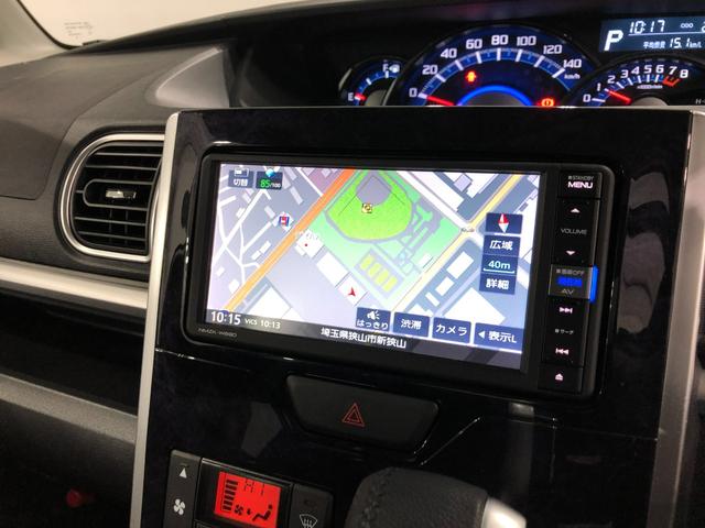 タントカスタムRS トップエディションVS SAIII ナビ1年保証距離無制限 走行距離29914キロ フルセグナビ パノラマモニター ドラレコ 純正マット LEDヘッドランプ アイドリングストップ シートヒーター 両側電動スライドドア オート格納式ドアミラー(埼玉県)の中古車