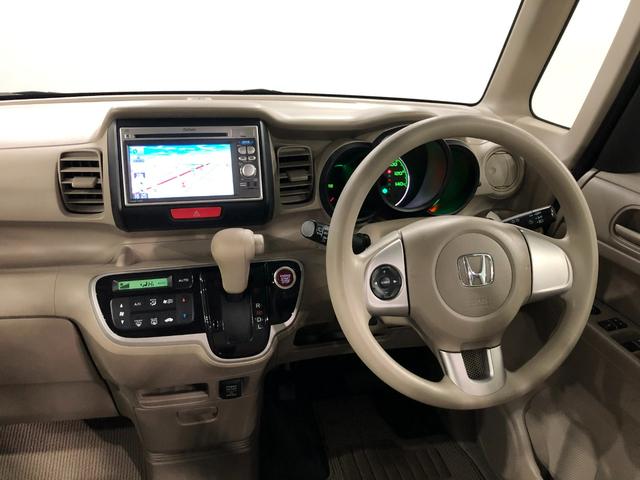 Ｎ−ＢＯＸＧ　車検整備付／走行３４０８３キロ／ＴＶレスナビ／Ｂカメラ１年保証距離無制限　走行距離３４０８３キロ　車検整備付　ＴＶレスナビ　バックカメラ　純正マット　助手席エアバッグ　両側スライドドア　プッシュボタンスタート（埼玉県）の中古車