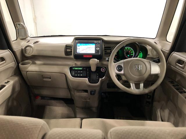 Ｎ−ＢＯＸＧ　車検整備付／走行３４０８３キロ／ＴＶレスナビ／Ｂカメラ１年保証距離無制限　走行距離３４０８３キロ　車検整備付　ＴＶレスナビ　バックカメラ　純正マット　助手席エアバッグ　両側スライドドア　プッシュボタンスタート（埼玉県）の中古車