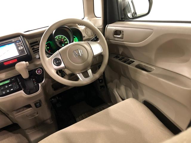 Ｎ−ＢＯＸＧ　車検整備付／走行３４０８３キロ／ＴＶレスナビ／Ｂカメラ１年保証距離無制限　走行距離３４０８３キロ　車検整備付　ＴＶレスナビ　バックカメラ　純正マット　助手席エアバッグ　両側スライドドア　プッシュボタンスタート（埼玉県）の中古車