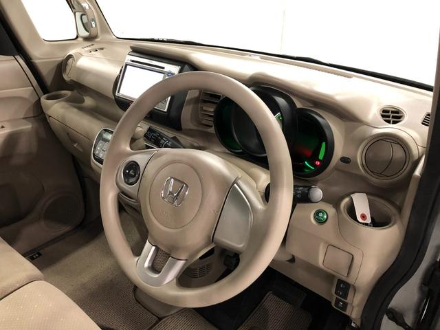 Ｎ−ＢＯＸＧ　車検整備付／走行３４０８３キロ／ＴＶレスナビ／Ｂカメラ１年保証距離無制限　走行距離３４０８３キロ　車検整備付　ＴＶレスナビ　バックカメラ　純正マット　助手席エアバッグ　両側スライドドア　プッシュボタンスタート（埼玉県）の中古車