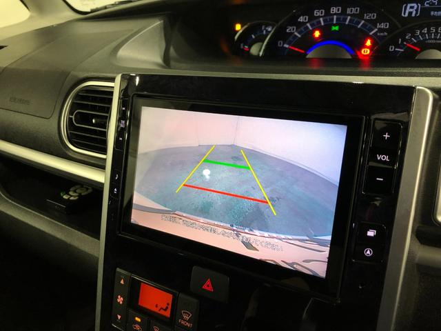 タントカスタムＲＳ　トップエディションＳＡII　雹害／８型ナビ１年保証距離無制限　走行距離７８６３７キロ　純正フルセグナビ　バックカメラ　後席モニター　助手席エアバッグ　ＬＥＤヘッドランプ　アイドリングストップ　両側電動スライドドア　オート格納式ドアミラー（埼玉県）の中古車