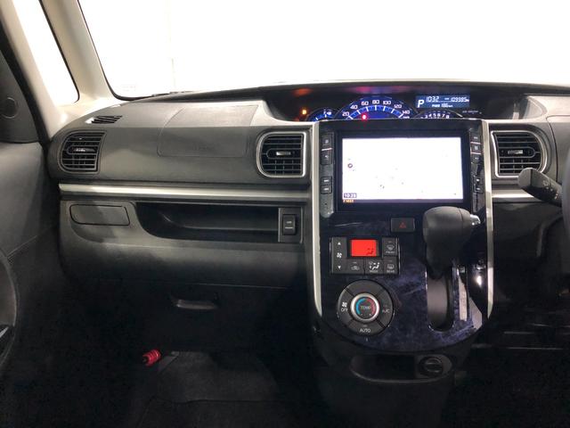 タントカスタムＸ　トップエディションＳＡIII一年保証・走行距離無制限走行１０９９８５キロ　フルセグナビ　ブルートゥース　バックカメラ　後席モニター　オートライト　ＬＥＤヘッドライト　シートヒーター　片側電動スライドドア（埼玉県）の中古車