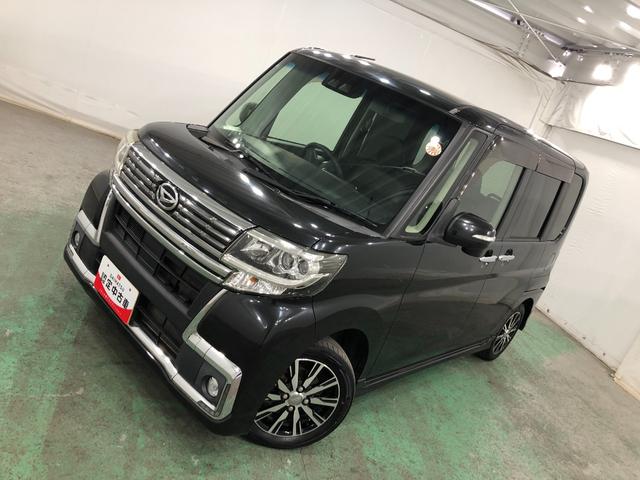 タントカスタムＸ　トップエディションＳＡIII一年保証・走行距離無制限走行１０９９８５キロ　フルセグナビ　ブルートゥース　バックカメラ　後席モニター　オートライト　ＬＥＤヘッドライト　シートヒーター　片側電動スライドドア（埼玉県）の中古車