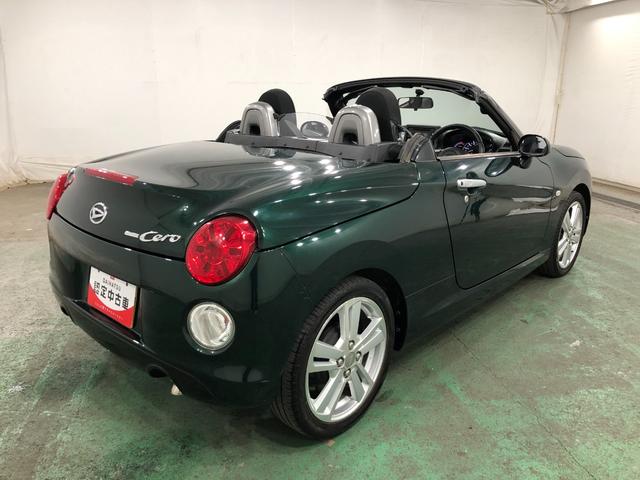 コペンセロ 走行84360キロ/車検整備付/LEDヘッドライト一年保証・走行距離無制限走行84360キロ 車検整備付 助手席エアバック 純正カーペットマット LEDヘッドライト アイドリングストップ シートヒーター(埼玉県)の中古車