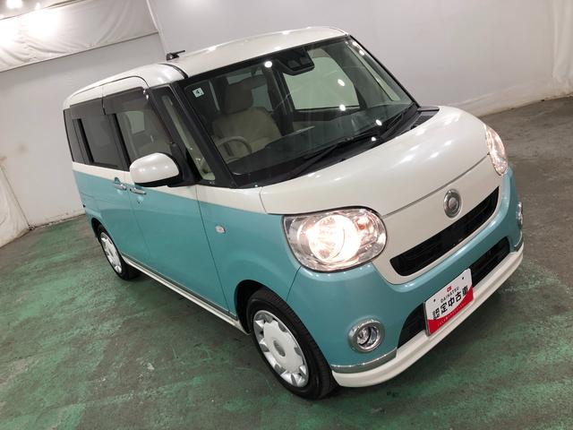 ムーヴキャンバスＸリミテッドメイクアップ　ＳＡIII一年保証・走行距離無制限走行２７３１３キロ　フルセグナビ　ブルートゥース　全周囲カメラ　サイドエアバック　オートライト　両側電動スライドドア（埼玉県）の中古車