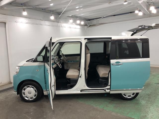 ムーヴキャンバスＸリミテッドメイクアップ　ＳＡIII一年保証・走行距離無制限走行２７３１３キロ　フルセグナビ　ブルートゥース　全周囲カメラ　サイドエアバック　オートライト　両側電動スライドドア（埼玉県）の中古車