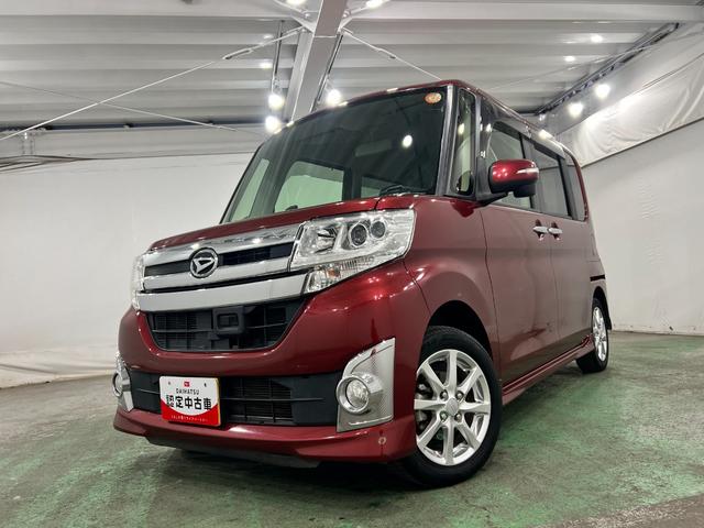 タントカスタムＸ　ＳＡ　走行８０７８０キロ／ナビ／オートライト一年保証・走行距離無制限走行８０７８０キロ　助手席エアバック　純正カーペットマット　フルセグナビ　ブルートゥース　オートライト　ＬＥＤヘッドライト　片側電動スライドドア（埼玉県）の中古車