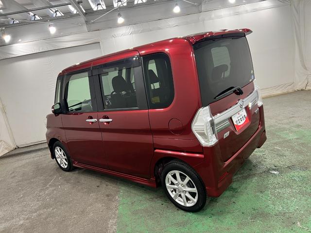 タントカスタムＸ　ＳＡ　走行８０７８０キロ／ナビ／オートライト一年保証・走行距離無制限走行８０７８０キロ　助手席エアバック　純正カーペットマット　フルセグナビ　ブルートゥース　オートライト　ＬＥＤヘッドライト　片側電動スライドドア（埼玉県）の中古車