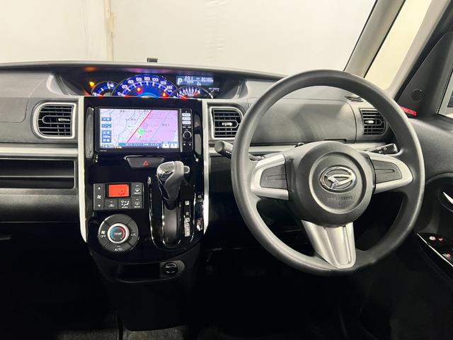 タントカスタムＸ　ＳＡ　走行８０７８０キロ／ナビ／オートライト一年保証・走行距離無制限走行８０７８０キロ　助手席エアバック　純正カーペットマット　フルセグナビ　ブルートゥース　オートライト　ＬＥＤヘッドライト　片側電動スライドドア（埼玉県）の中古車