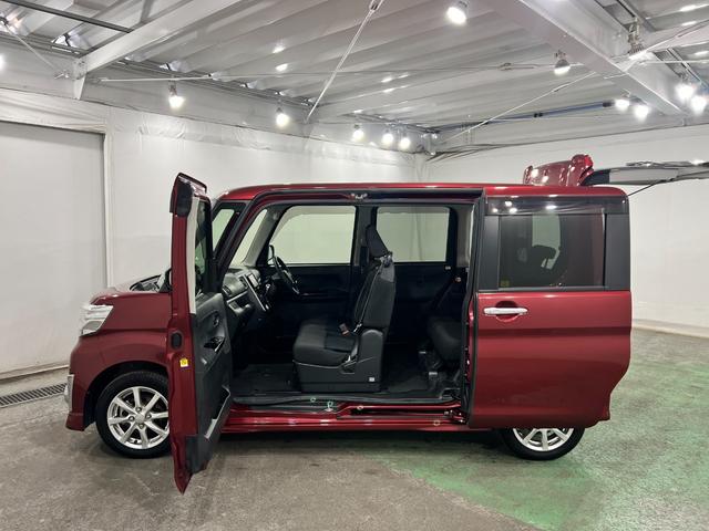 タントカスタムＸ　ＳＡ　走行８０７８０キロ／ナビ／オートライト一年保証・走行距離無制限走行８０７８０キロ　助手席エアバック　純正カーペットマット　フルセグナビ　ブルートゥース　オートライト　ＬＥＤヘッドライト　片側電動スライドドア（埼玉県）の中古車