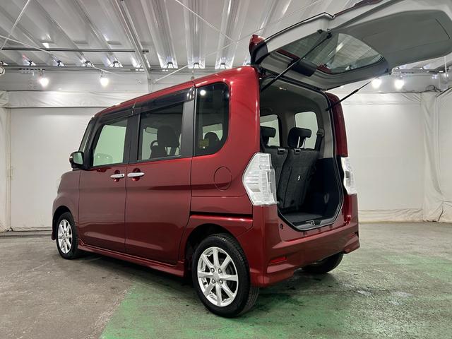 タントカスタムＸ　ＳＡ　走行８０７８０キロ／ナビ／オートライト一年保証・走行距離無制限走行８０７８０キロ　助手席エアバック　純正カーペットマット　フルセグナビ　ブルートゥース　オートライト　ＬＥＤヘッドライト　片側電動スライドドア（埼玉県）の中古車