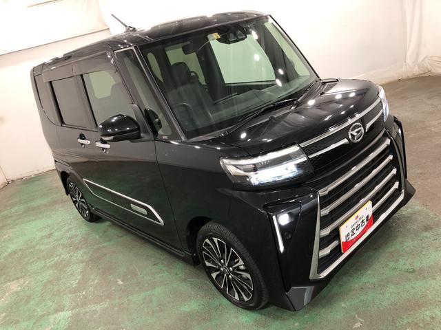 タントカスタムＲＳ　走行３１４３２キロ／車検整備付／ナビ／ドラレコ一年保証・走行距離無制限走行３１４３２キロ　車検整備付　フルセグナビ　バックカメラ　ドラレコ　ＥＴＣ　クリアランスソナー　ＬＥＤヘッドライト　オートライト　シートヒーター　両側電動スライドドア（埼玉県）の中古車