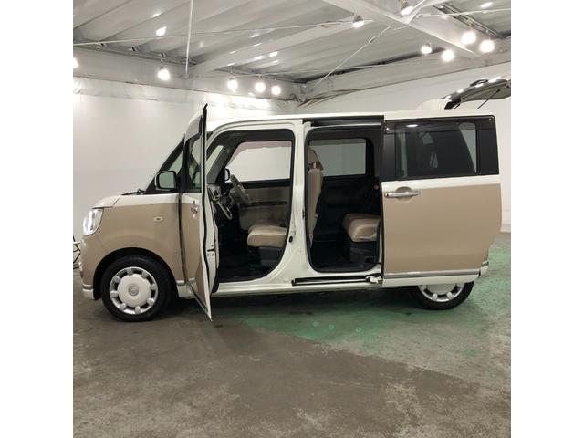 ムーヴキャンバスGメイクアップリミテッド SAIII 走行18419キロ1年保証距離無制限 走行距離18419キロ 純正フルセグナビ パノラマモニター 純正マット サイドエアバッグ LEDヘッドランプ アイドリングストップ 両側電動スライドドア オート格納式ドアミラー(埼玉県)の中古車